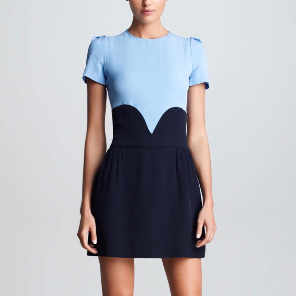 Victoria by Victoria Beckham, Crepe Heart Dress